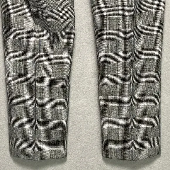 Bar III Suit Separates Men's 30x30 Dress Pants Slim Fit Black/White Plaid NEW